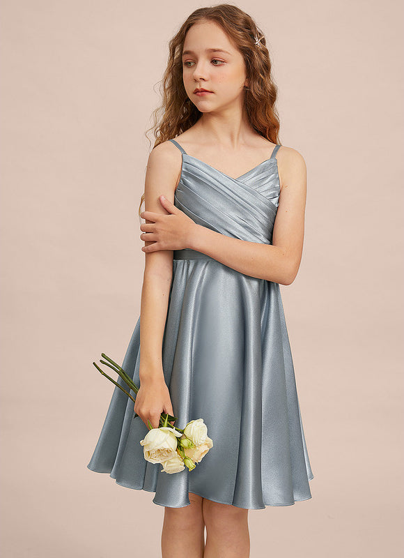 Robe Trapèze Satinée Junior - gallery 1
