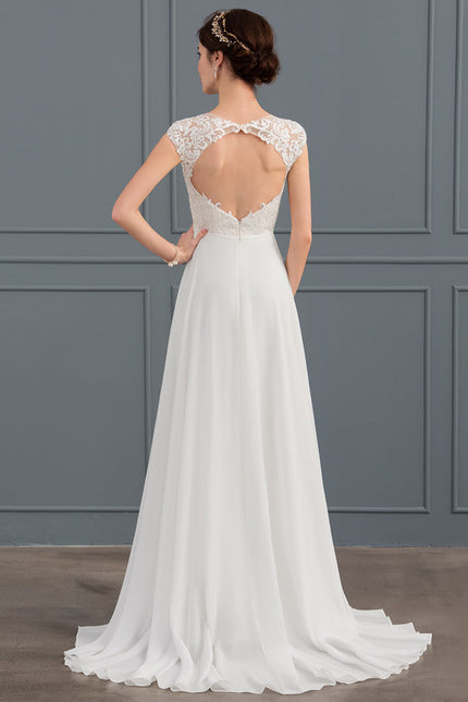 Robe Trapèze Éthérée Satinée - gallery 3