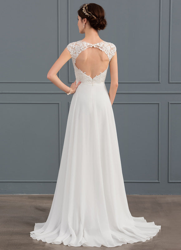 Robe Trapèze Éthérée Satinée - gallery 3