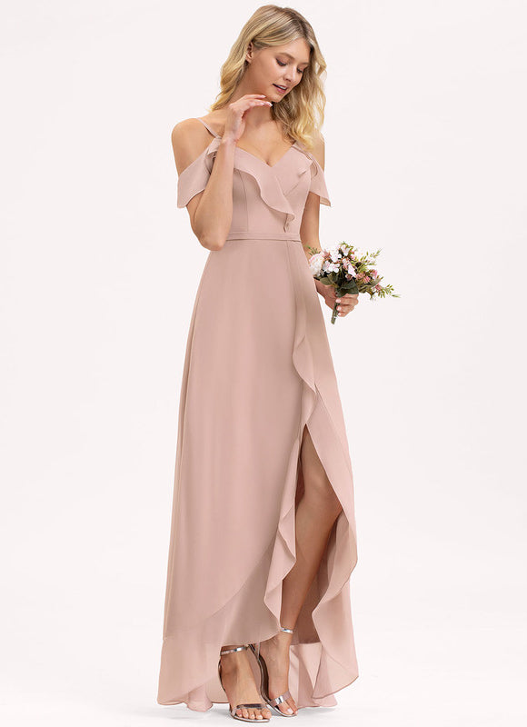 Robe Trapèze Fluide Asymétrique - gallery 2