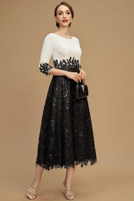 Robe Trapèze Éclat De Velours - gallery 1