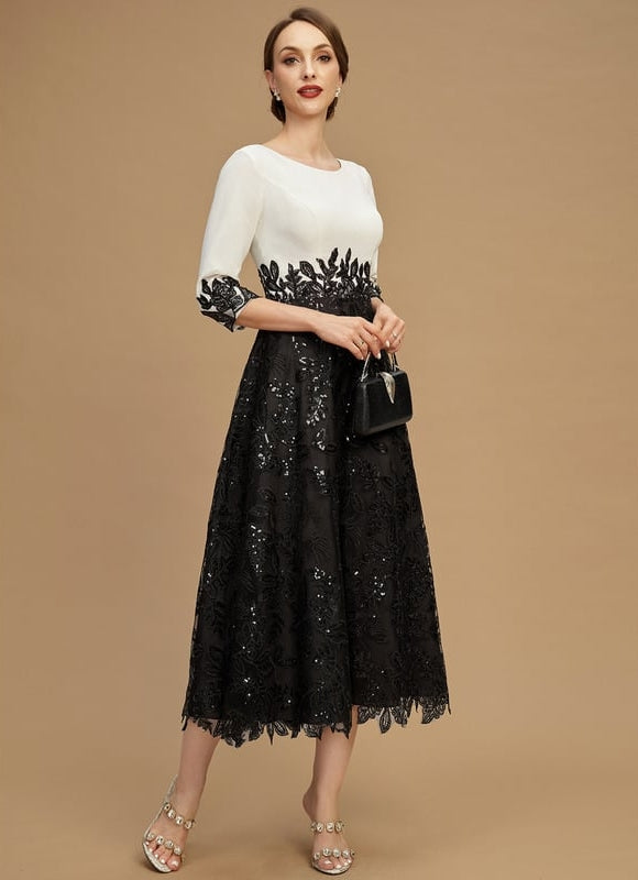 Robe Trapèze Éclat De Velours - gallery 1