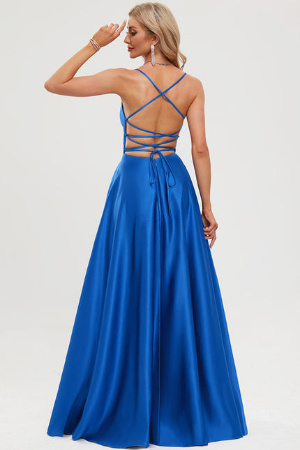 Robe Trapèze Éclat Rubis Flottant - gallery 1