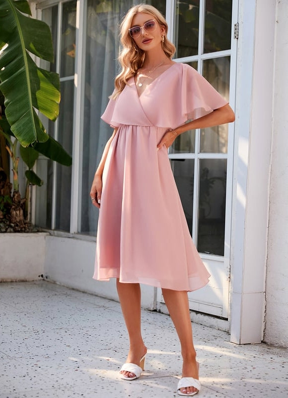 Robe Trapèze Chic Olivâtre - gallery 3