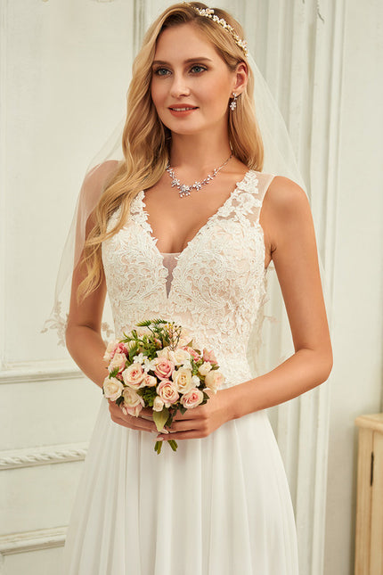 Robe Trapèze Éthérée Satinée - gallery 3