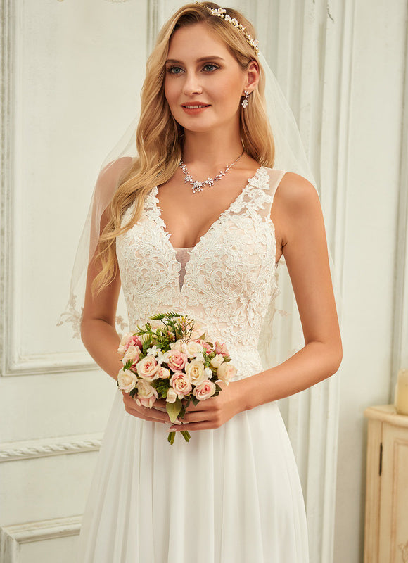 Robe Trapèze Éthérée Satinée - gallery 3