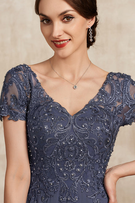 Robe Trapèze Satinée Étoilée - gallery 3