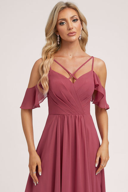 Robe Trapèze Aérienne Céleste - gallery 4