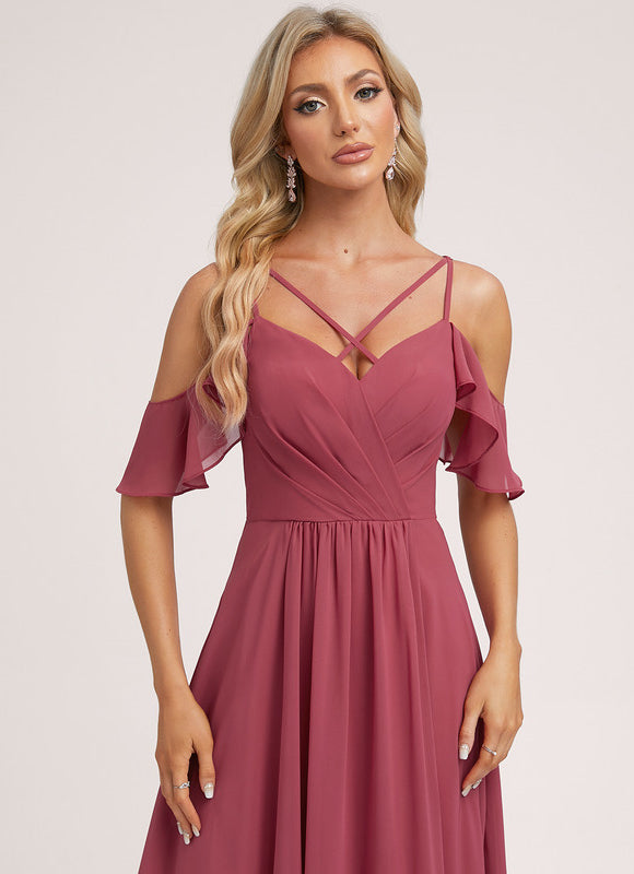 Robe Trapèze Aérienne Céleste - gallery 4
