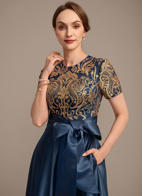 Robe Trapèze Indigo Étoilé - gallery 3