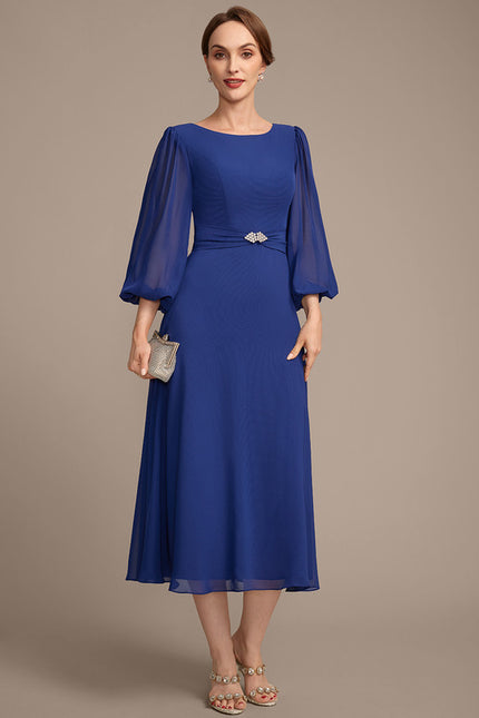 Robe Trapèze Chic Cristal Plissé - gallery 5