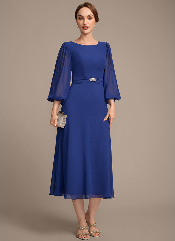 Robe Trapèze Chic Cristal Plissé - gallery 5