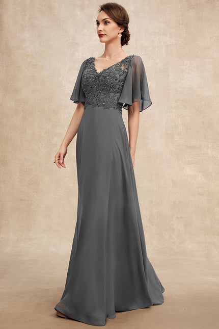 Robe Trapèze Satinée Étoilée - gallery 4