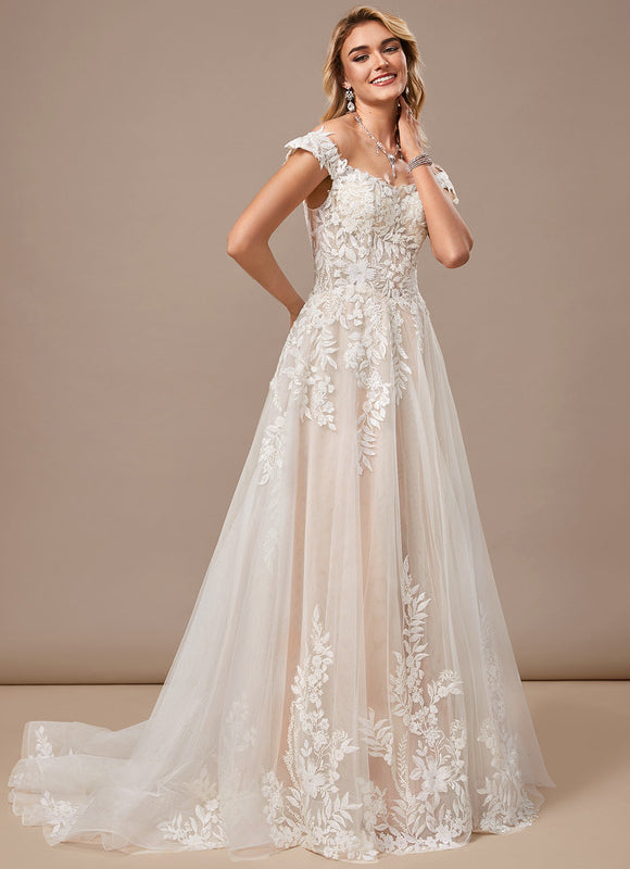 Robe Trapèze Étoile Florale - gallery 3
