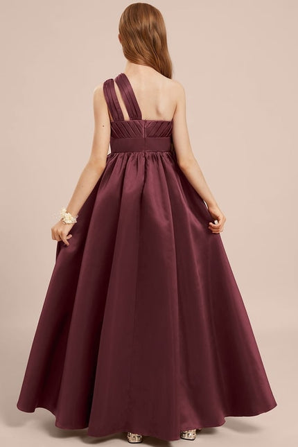 Robe Trapèze Satinée Menthe - gallery 1