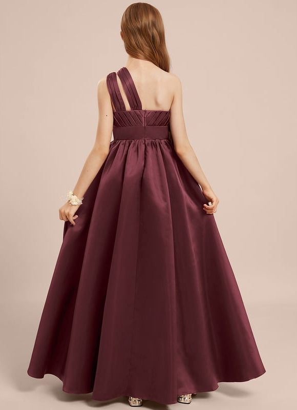 Robe Trapèze Satinée Menthe - gallery 1