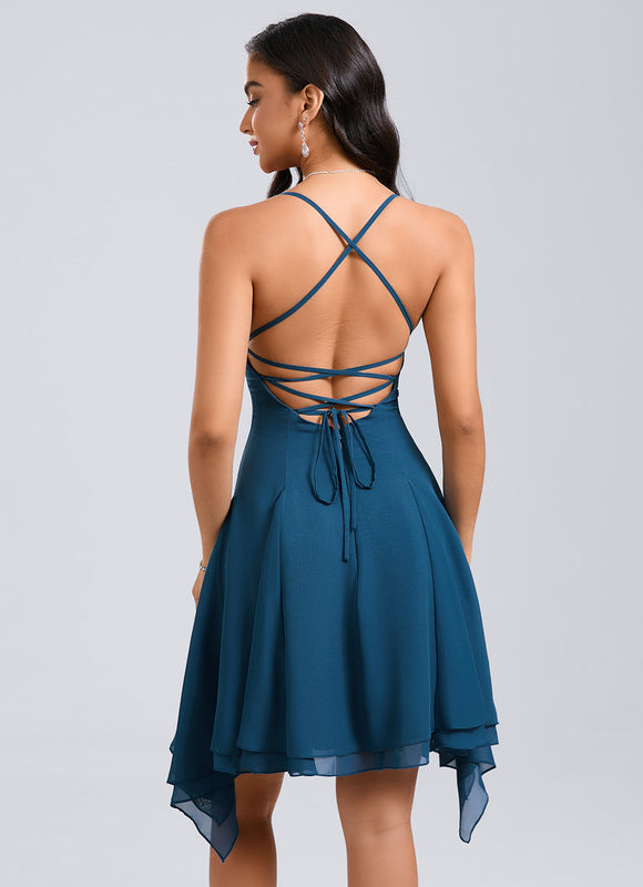Robe Trapèze Azur Élégante - gallery 7
