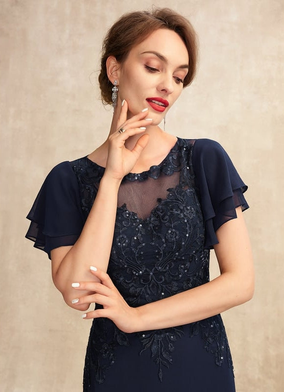 Robe Trapèze Longue Violetée - gallery 3