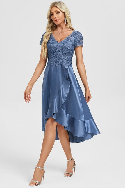 Robe Trapèze Asymétrique Chic - gallery 1