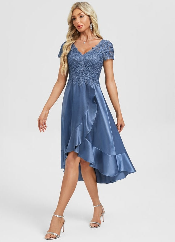 Robe Trapèze Asymétrique Chic - gallery 1
