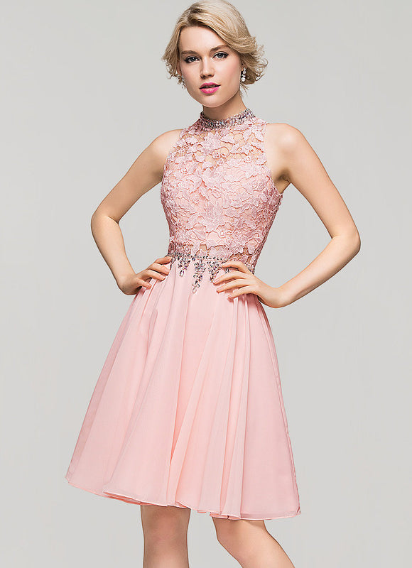 Robe Trapèze Lueur De Lavande - gallery 4