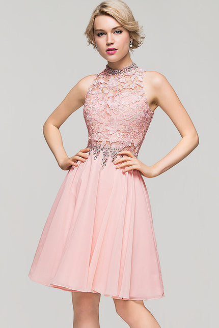 Robe Trapèze Lueur De Lavande - gallery 4