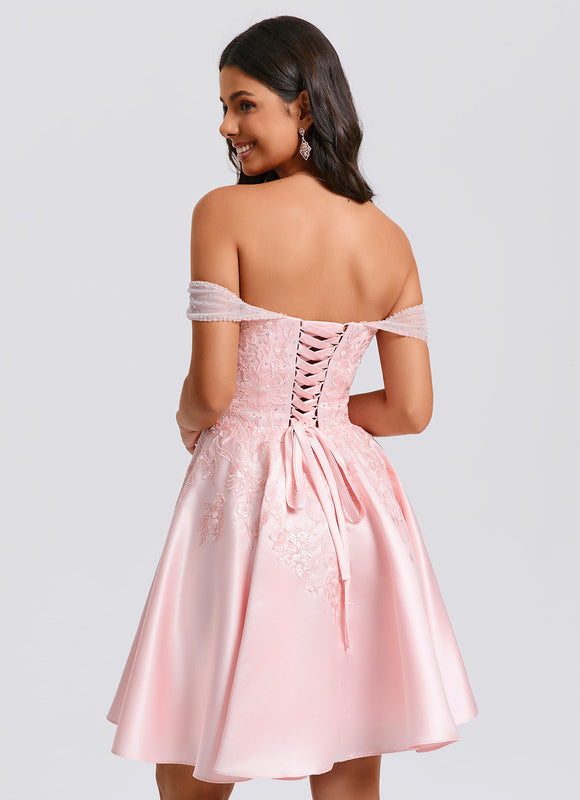 Robe Trapèze Lueur Éthérée - gallery 4