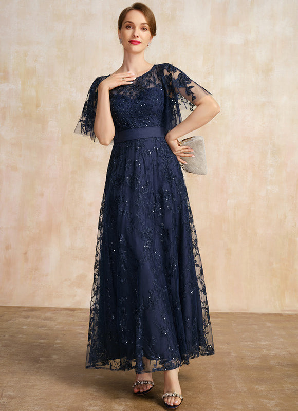 Robe Trapèze Marine Étoilée - gallery 2