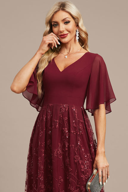 Robe Trapèze Émeraude Chic - gallery 2