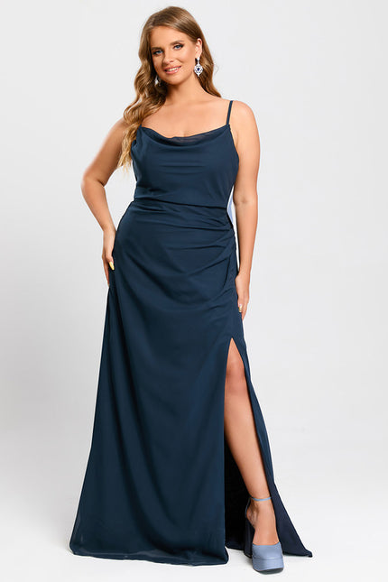 Robe Trapèze Flottante Olive - gallery 7