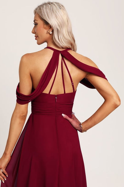 Robe Trapèze Évanescence Florale - gallery 2
