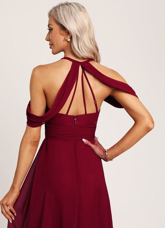 Robe Trapèze Évanescence Florale - gallery 2