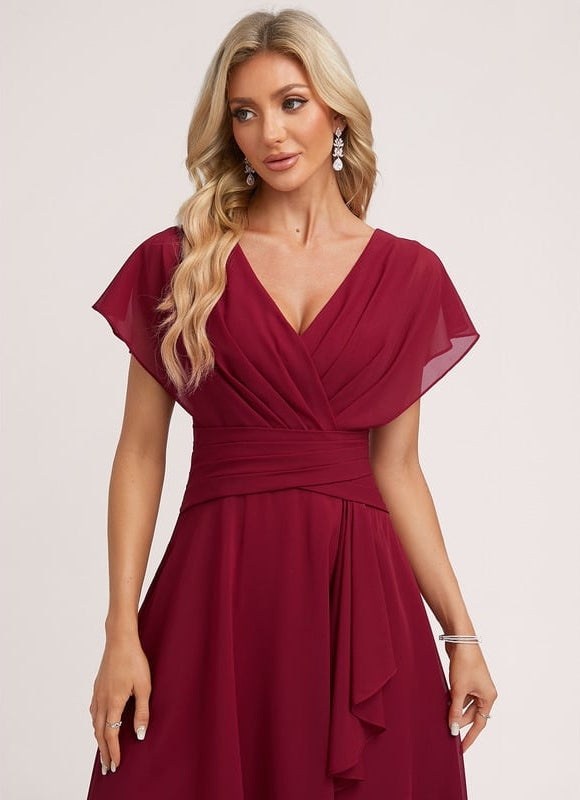 Robe Trapèze Émeraude Volante - gallery 5