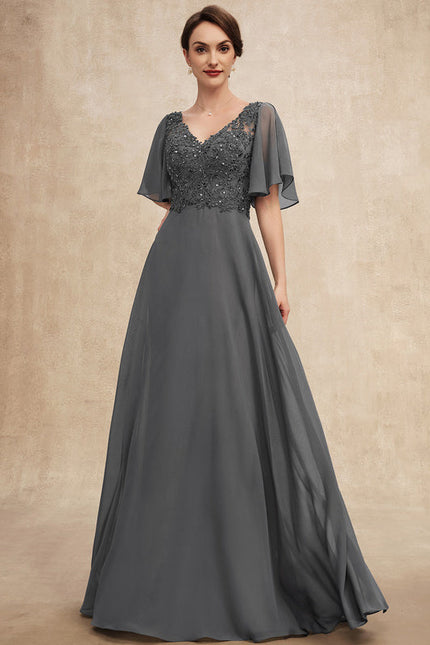 Robe Trapèze Satinée Étoilée