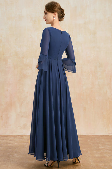 Robe Trapèze Vert Émeraude Élégant - gallery 5