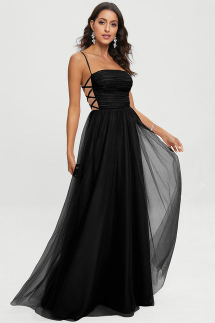 Robe Trapèze Noir Éclipsant - gallery 4