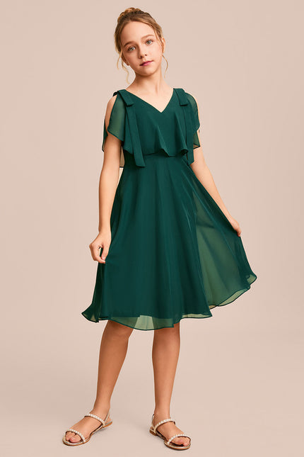 Robe Trapèze Éclat De Mousseline - gallery 2