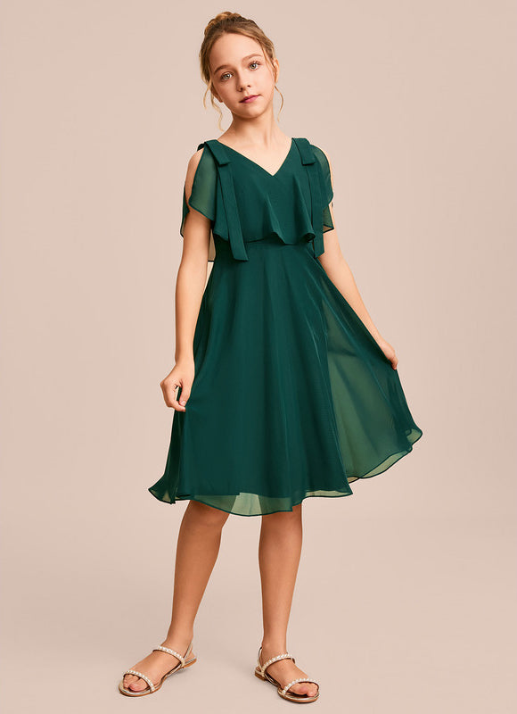 Robe Trapèze Éclat De Mousseline - gallery 2
