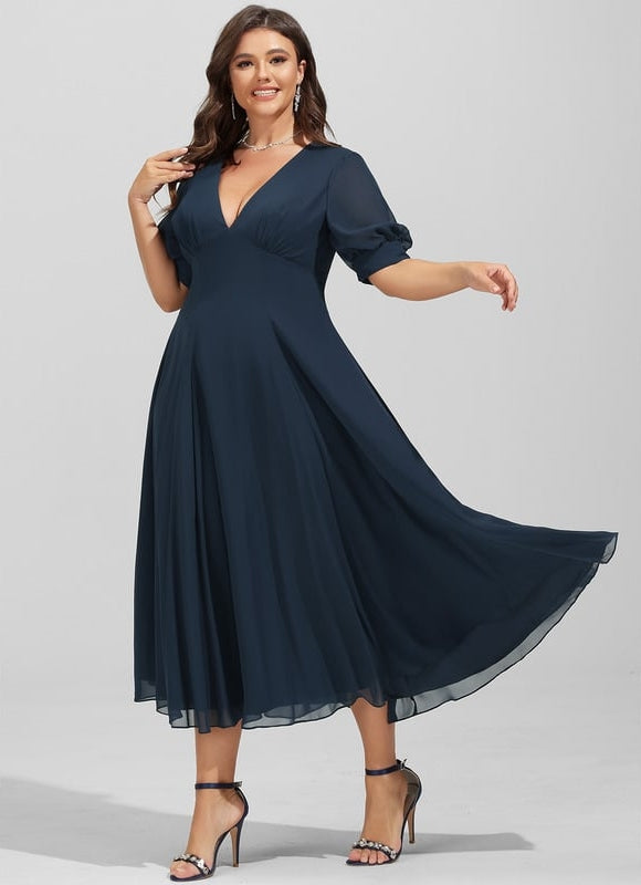 Robe Trapèze Élégance Fluidique - gallery 7