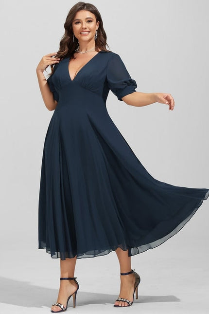 Robe Trapèze Vaporeuse Sereine - gallery 7