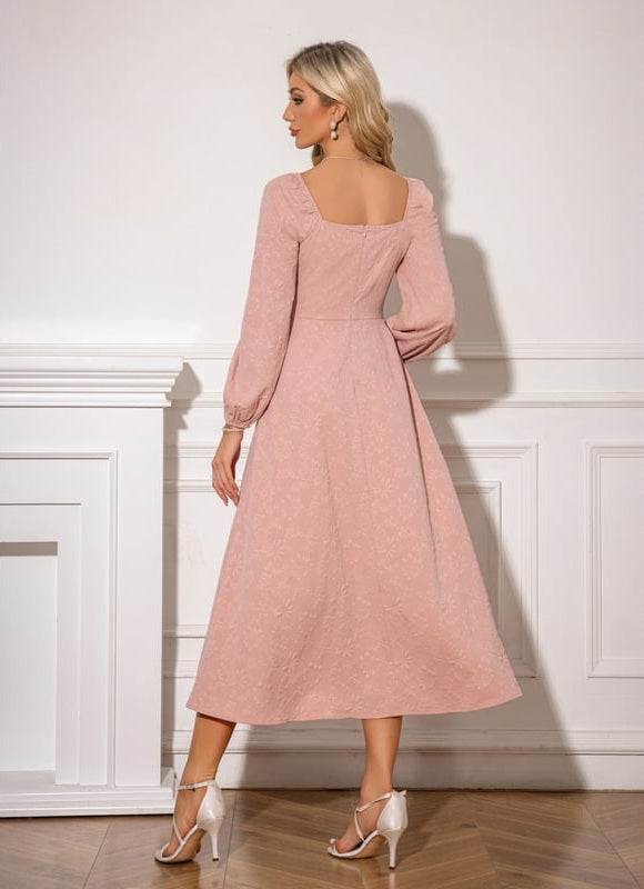Robe Trapèze Midi Romantique - gallery 2