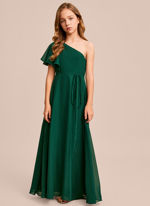 Robe Trapèze Verte Évanescente - gallery 3