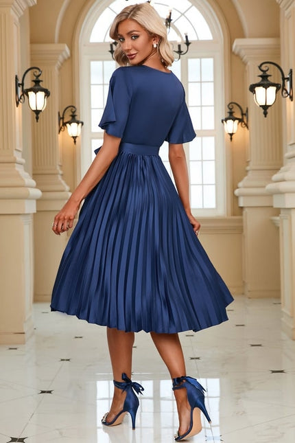 Robe Trapèze Charme Sombre - gallery 4