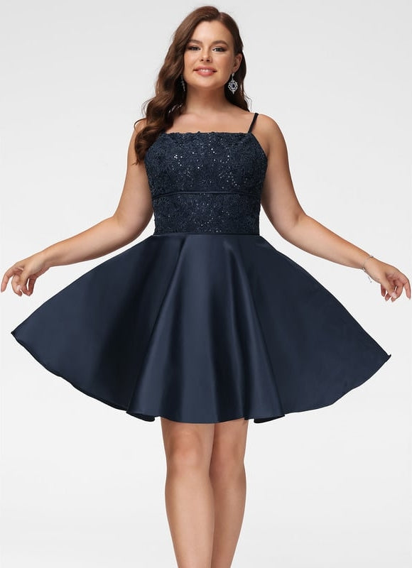Robe Trapèze Rêve Rosé Satiné - gallery 3
