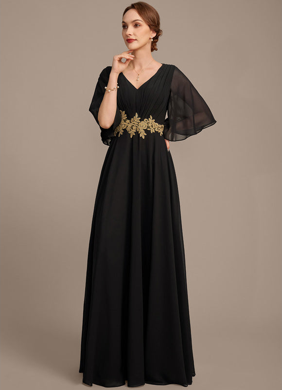 Robe Trapèze Nuit Élégante - gallery 3