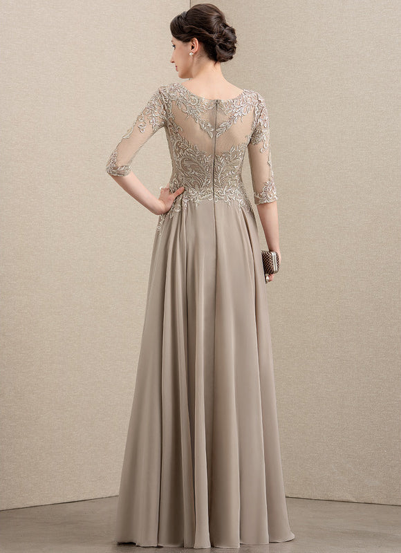 Robe Trapèze Longue Violetée - gallery 5