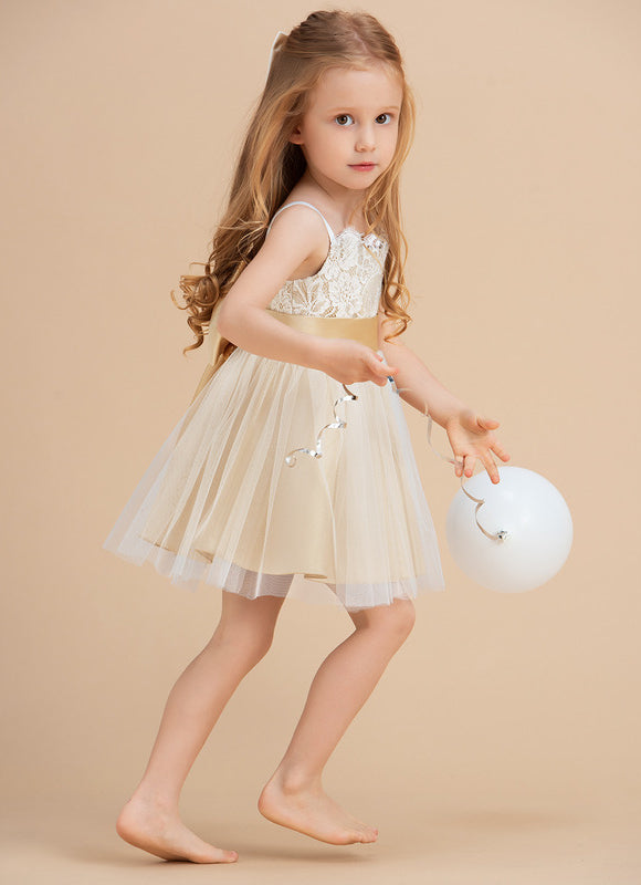 Robe Trapèze Rêve Doré Tulle - gallery 7