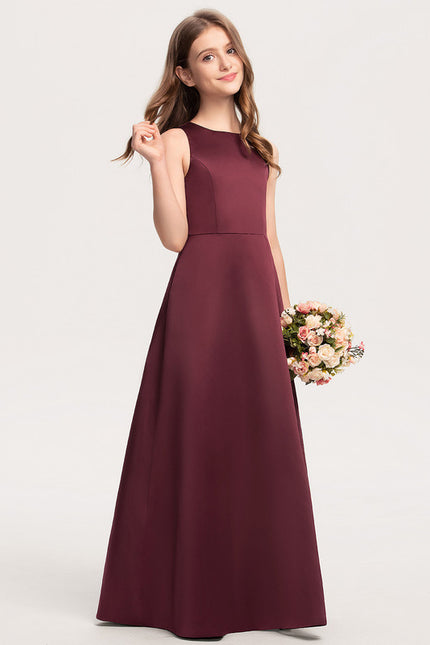 Robe Trapèze Émeraude Satinée - gallery 3