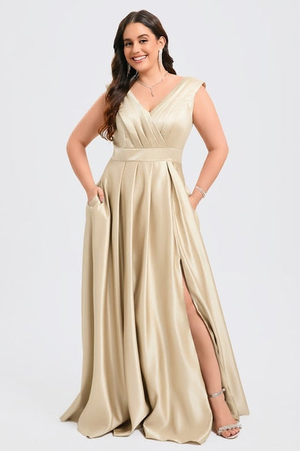 Robe Satin Trapeze - gallery 8