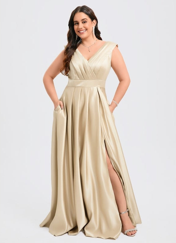 Robe Satin Trapeze - gallery 8